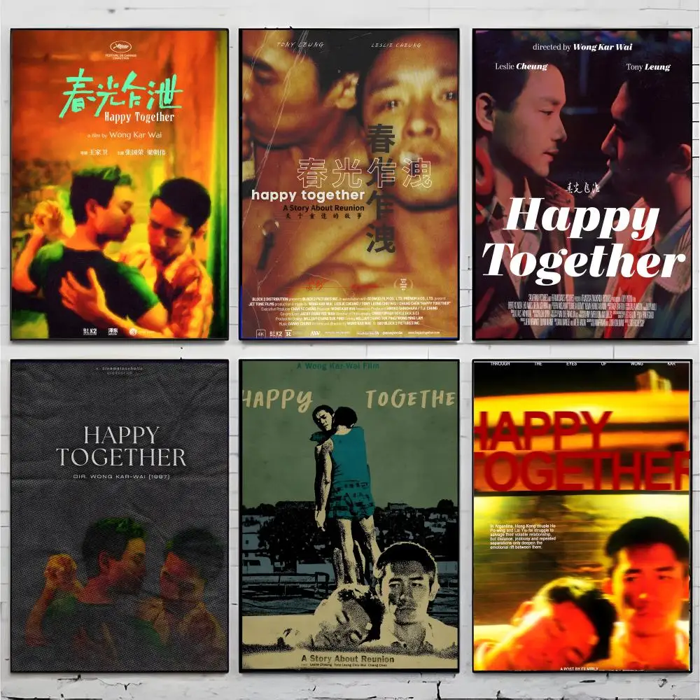 hong kong romance film H-Happy Together Poster Superior Home Space Pub Indoor Decorative Art & Home Decor