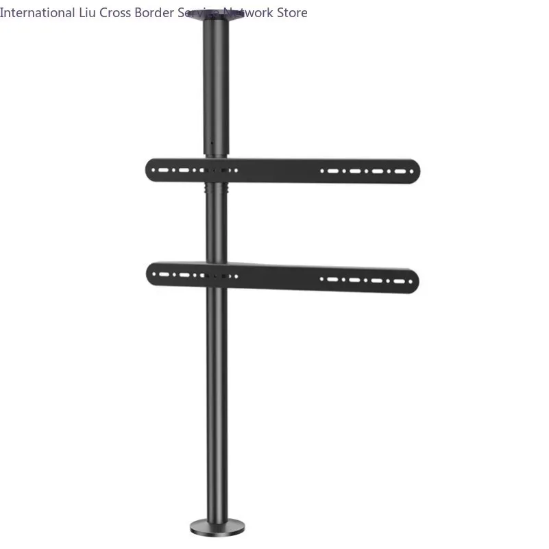 360 Rotating TV Bracket Partition Wall Closet Floor Stand TV Mount For Living Room Divider 32-75 Inch