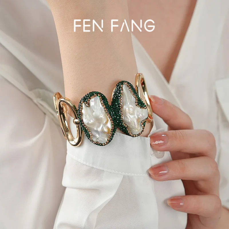 baroque-pearl-personalized-arm-ring-vintage-multi-layer-metal-open-bracelet