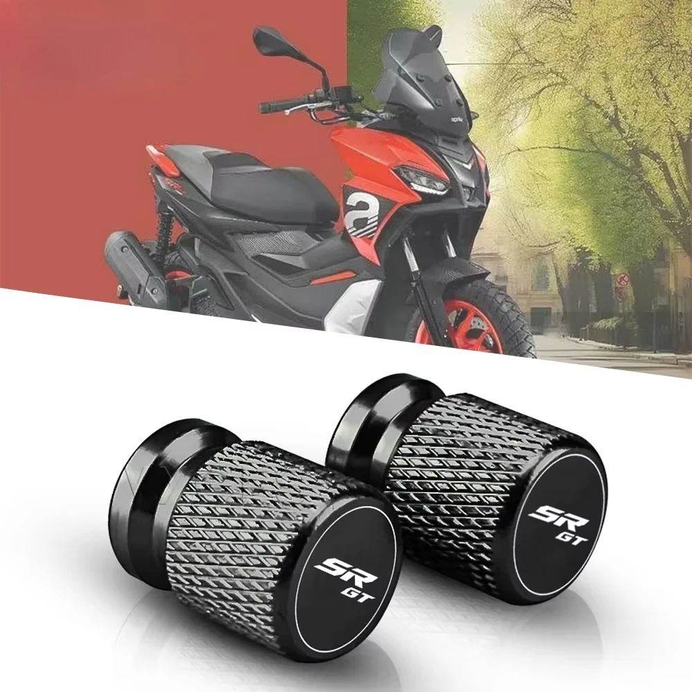 New For Aprilia SR GT 200 SR GT200 SRGT200 Motorcycle Standard Valve Cap Set Tire Caps Set Aluminum