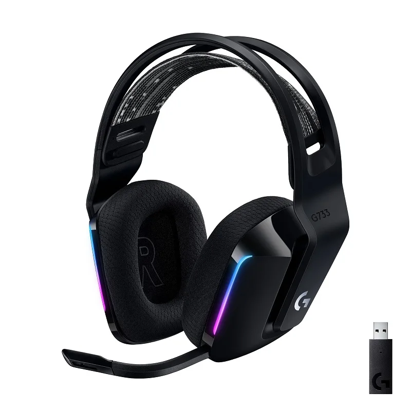 Original and New G733 LIGHTSPEED Wireless RGB Light Gaming Headset for  Color