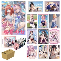 Stunning Girl Wholesales Goddess Story Collection Waifu Card Booster Box Meika Rare Anime 1Case Playing Cards