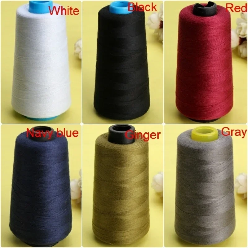 12 Colors Outstanding 3000 Yards Industrial Overlocking Sewing Machine Polyester Thread