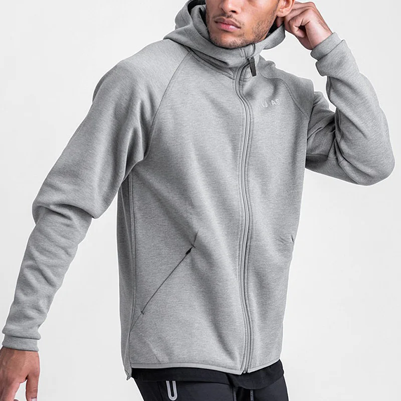 Gym männer Hoodies Sweatshirts Hoodie Männer Fitness Hooded Zipper Jacke Hoody Mann Casual Sweatshirt Sweatshirt Für Männer