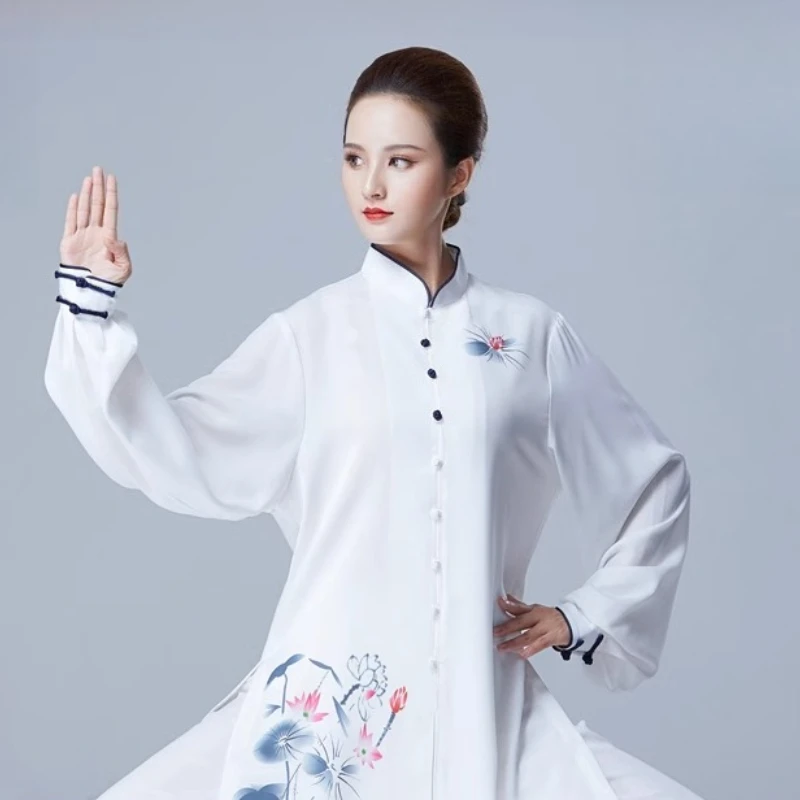 

Tai Chi Kung Fu Suit Chinese Traditional Martial Arts Uniform for Women and Men Fluid Drape Breathable & Comfortable