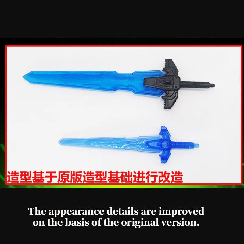 Imagem -05 - Estoque Yyw34a Grande Sword Weapon Upgrade Kit para Transformation Legacy g2 Laser op Prime Action Figure Acessórios em