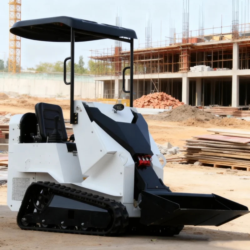 جرافة توجيه منزلقة، محمل مسار، محرك EPA CE Kubota، حفارة بسعة تحميل 2 طن، مناسبة لنقل الأعمال الأرضية