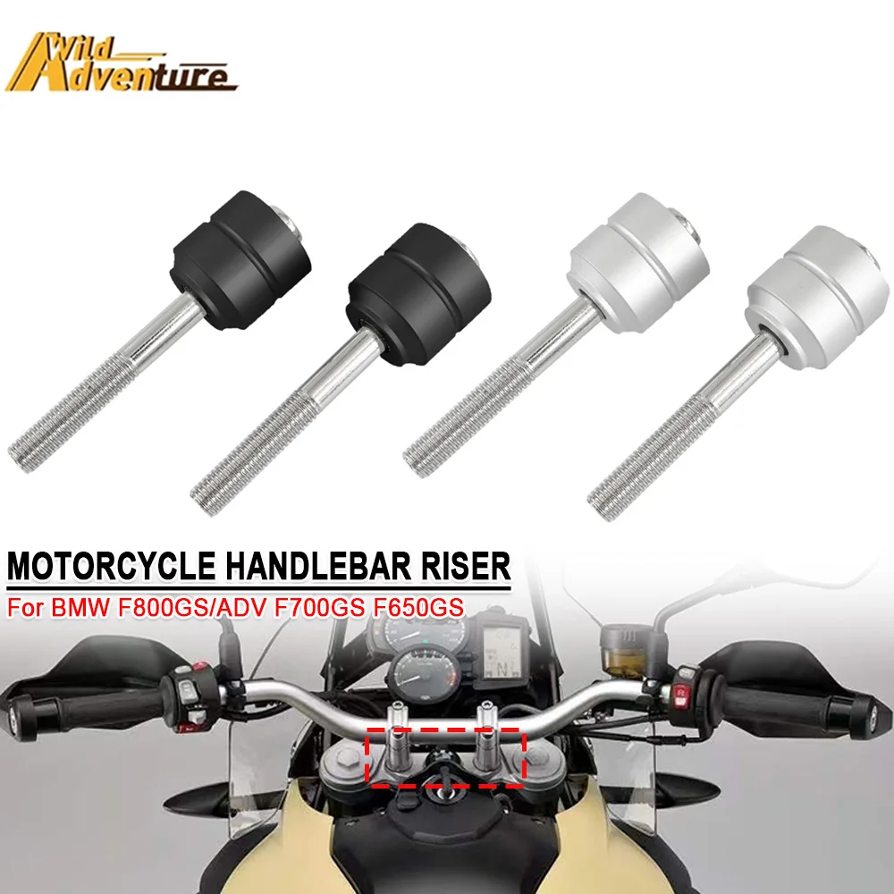 

F800GS ADV Motorcycle Handlebar Riser Up Tool Kit Moves Bar Aluminum Handle Bar Lift For BMW F700GS F650GS F 800 700 GS 650 Twin