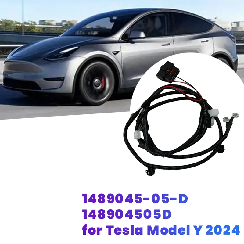 1489045-05-D Car Front Bumper Harness Reversing Radar Wiring Without Fog Lamp Interface For Tesla Model Y 2024 148904505