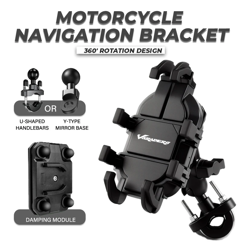 Support 4-7 inch Cellphone Motorcycle Handlebar Mount GPS Stand Bracket For Honda Varadero XL1000 Varadero1000 Accessories