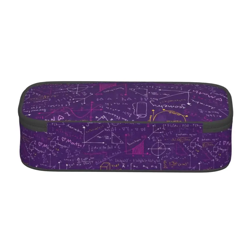 Custom Math Lessons Pencil Cases Girls Boys Large Storage Mathematical Mathematics Pencil Box Students Stationery
