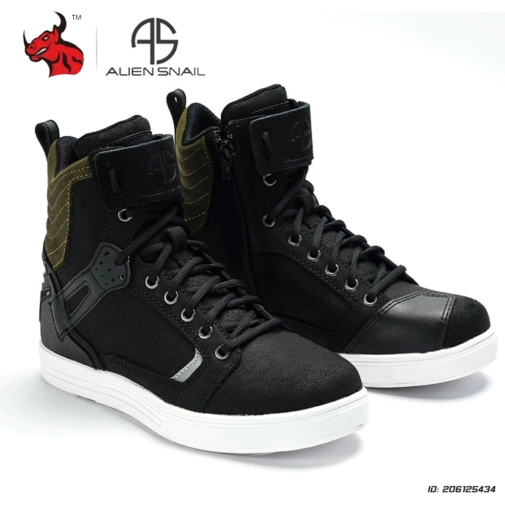

Casual Breathable Sports Shoes Motorcycle Rider Protective Boots Moto Boots Motocross Shoes All Season Anti-slip Biker Boots
