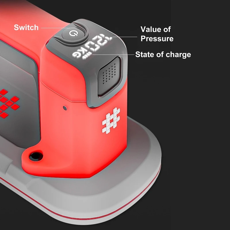 كوب شفاط المكنسة الكهربائية الصغيرة قدرة تحمل رافع مكنسة كهربائية شديدة التحمل لبلاط الجرانيت والزجاج اليدوي قوي 120 كجم