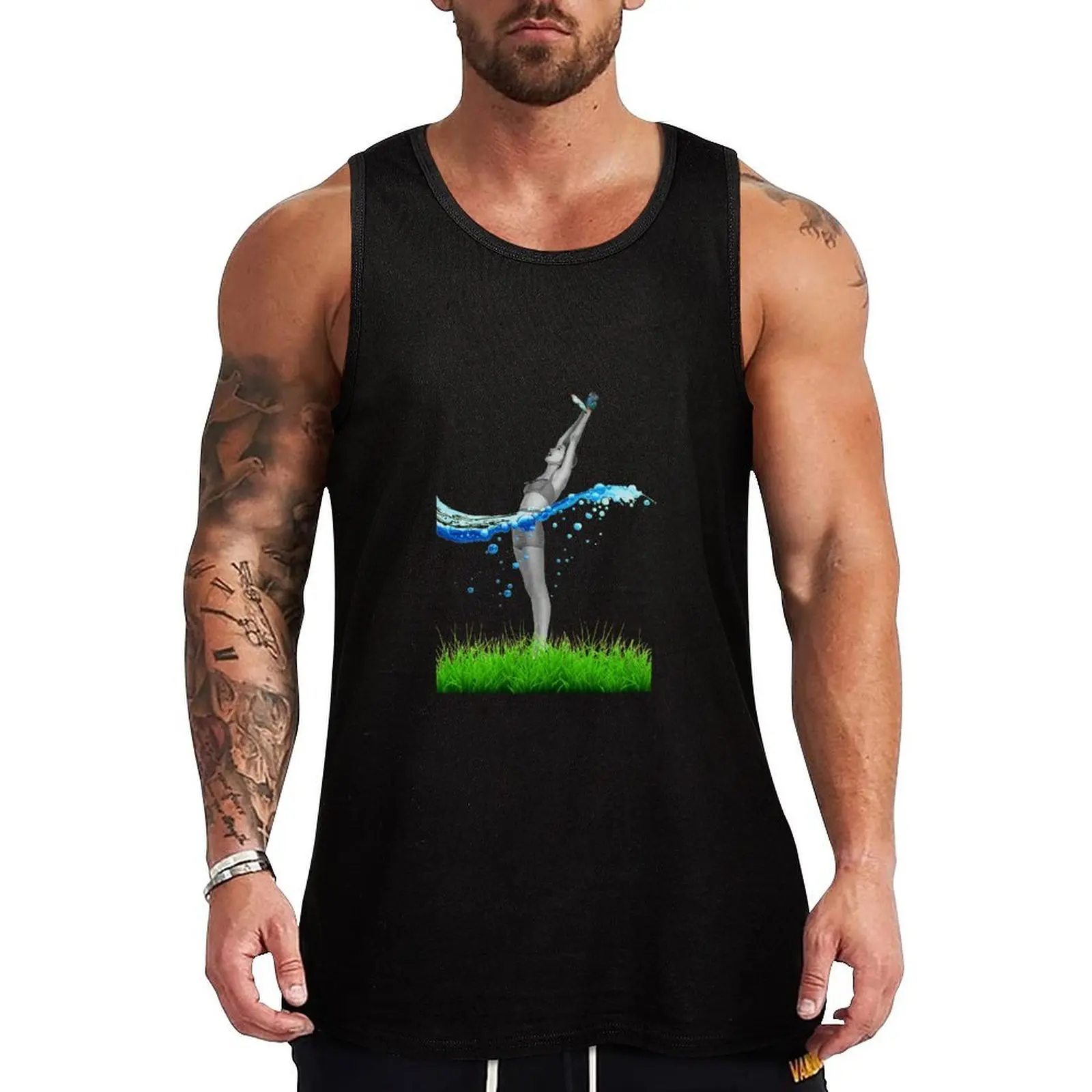 

Wild Swimbling Tank Top Gym wear Men's sleeveless Men's summer clothes
