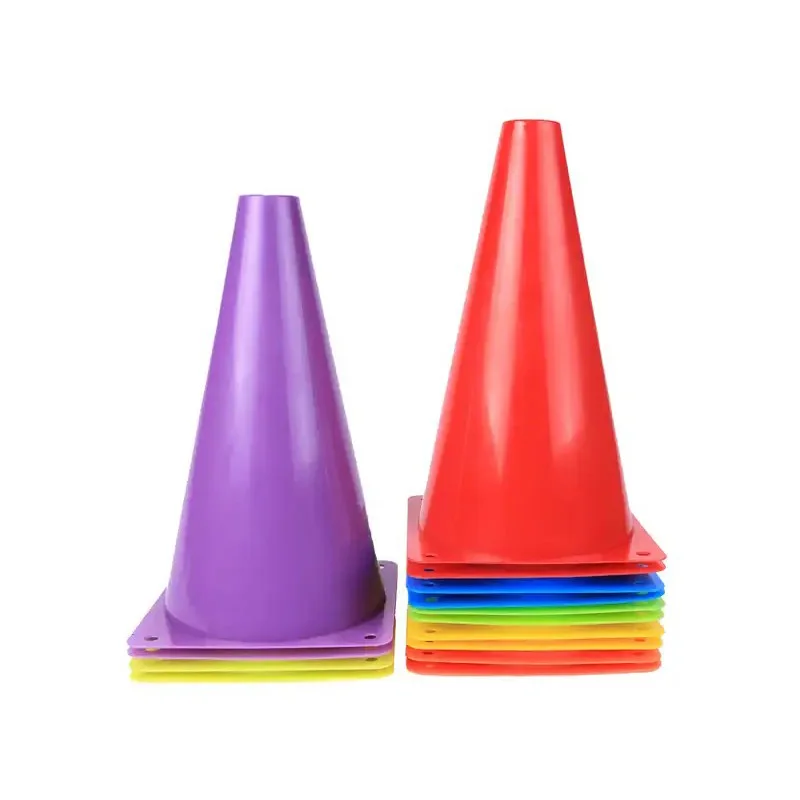 مخاريط كرة قدم مقاومة للضغط ، 10 ، 23 تدريب ، إكسسوارات رياضية ، 5 ألوان للأماكن الخارجية وكرة القدم وكرة السلة