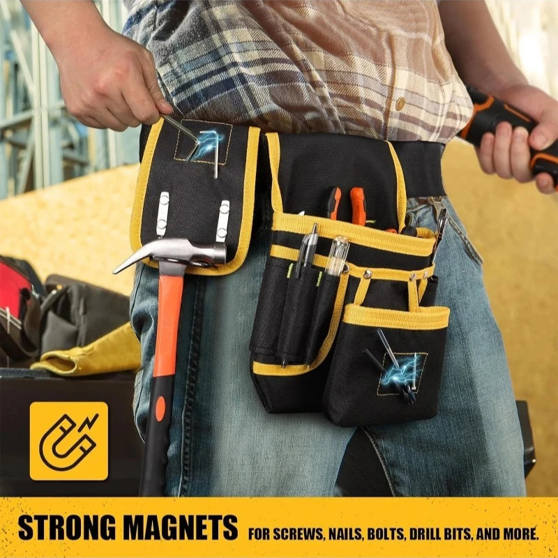 Tool Fanny Pack, Practical Belt, Adjustable Pocket, Detachable Work Bag, Multi-function Bag