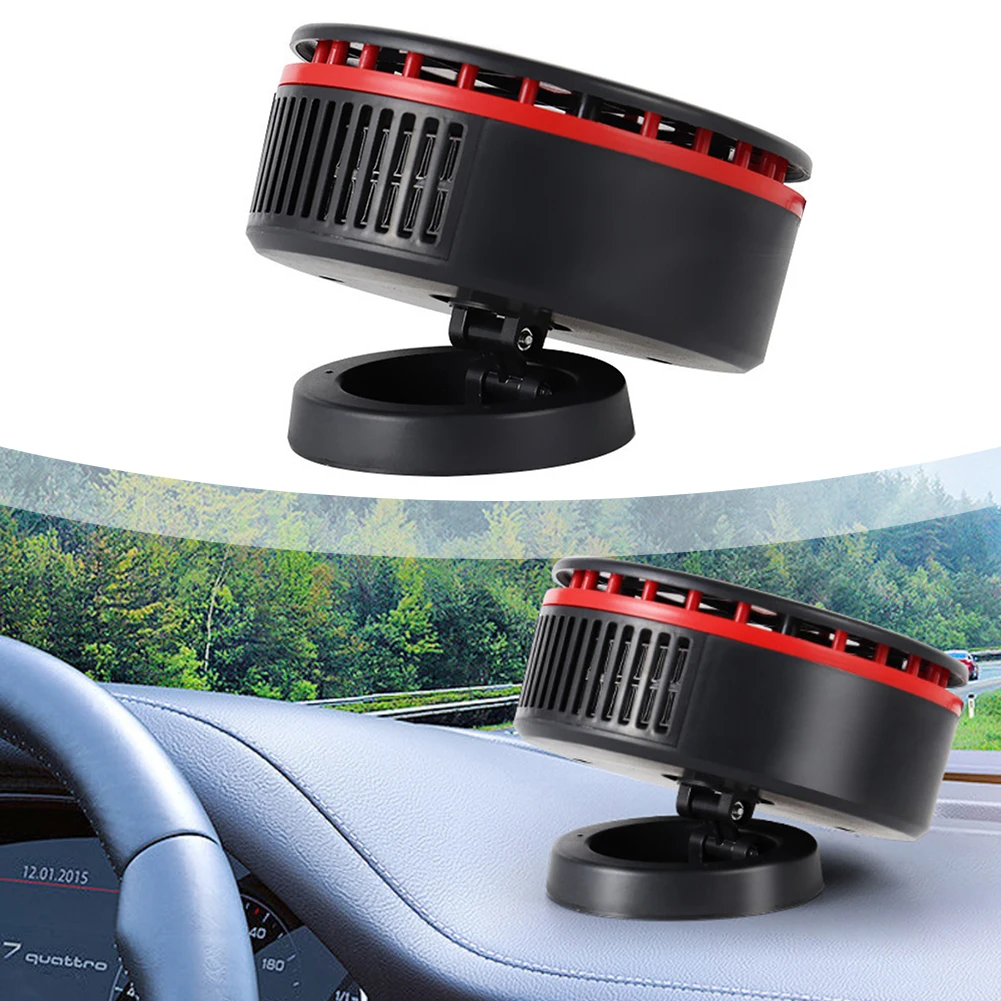 Maneuverable Portable Car Heater Fan Operating at 12V Effectively Keeps Windshield Clear of Fog in Cold Conditions