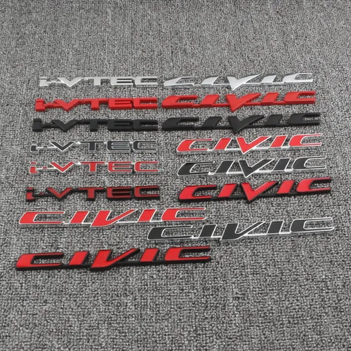 Imagen 1 del producto 1X 3D VTEC iVTEC emblema de Metal insignia calcomanías pegatina de coche para Honda cb400 i-VTEC vfr800 cb750 Civic Accord Odyssey Spirior CRV SUV