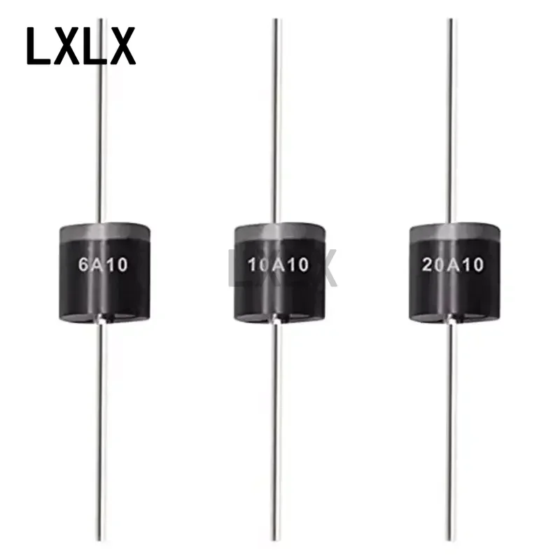 

50PCS 10A10 6A10 20A10 R-6 DIP 6A 10A 20A 1000V Electrical Axial Rectifier Diode