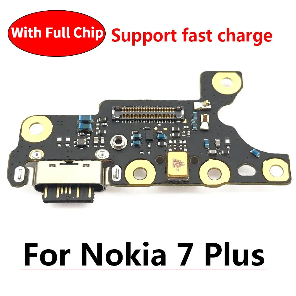 NEW USB Charger Port Jack Dock Connector Flex Cable For Nokia 7 Plus Charging Board