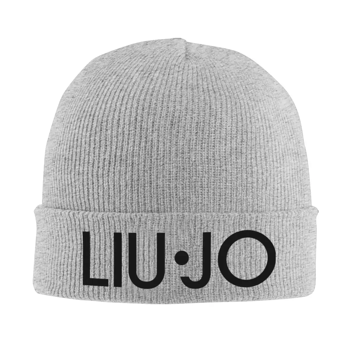 Liu Jo Chapéu de malha para mulheres e homens Skullies Gorros Chapéu de inverno Boné quente de luxo