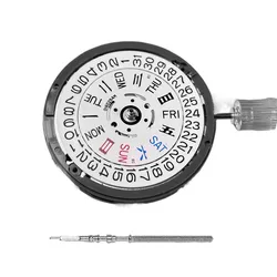 NH36-mecanismo automático para reparación de reloj, dispositivo mecánico con calendario doble de tres puntos para Skx007 MOD, 3 a 3,8, Nh36a