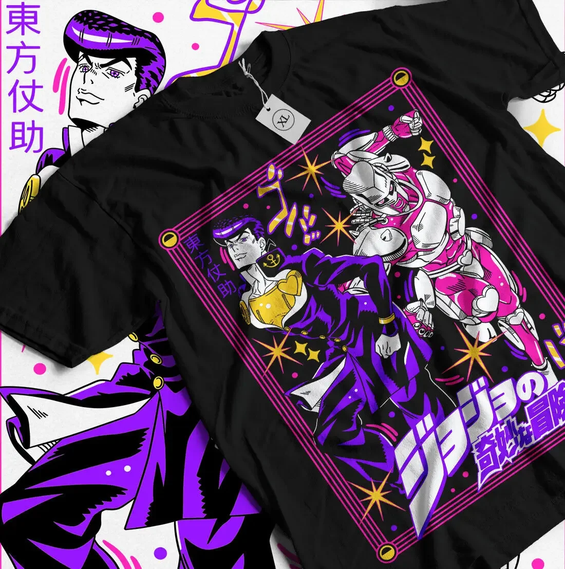 Josuke Higashikata T-Shirt Jojo's Bizzare Adventure Girl Gift Shirt All Size