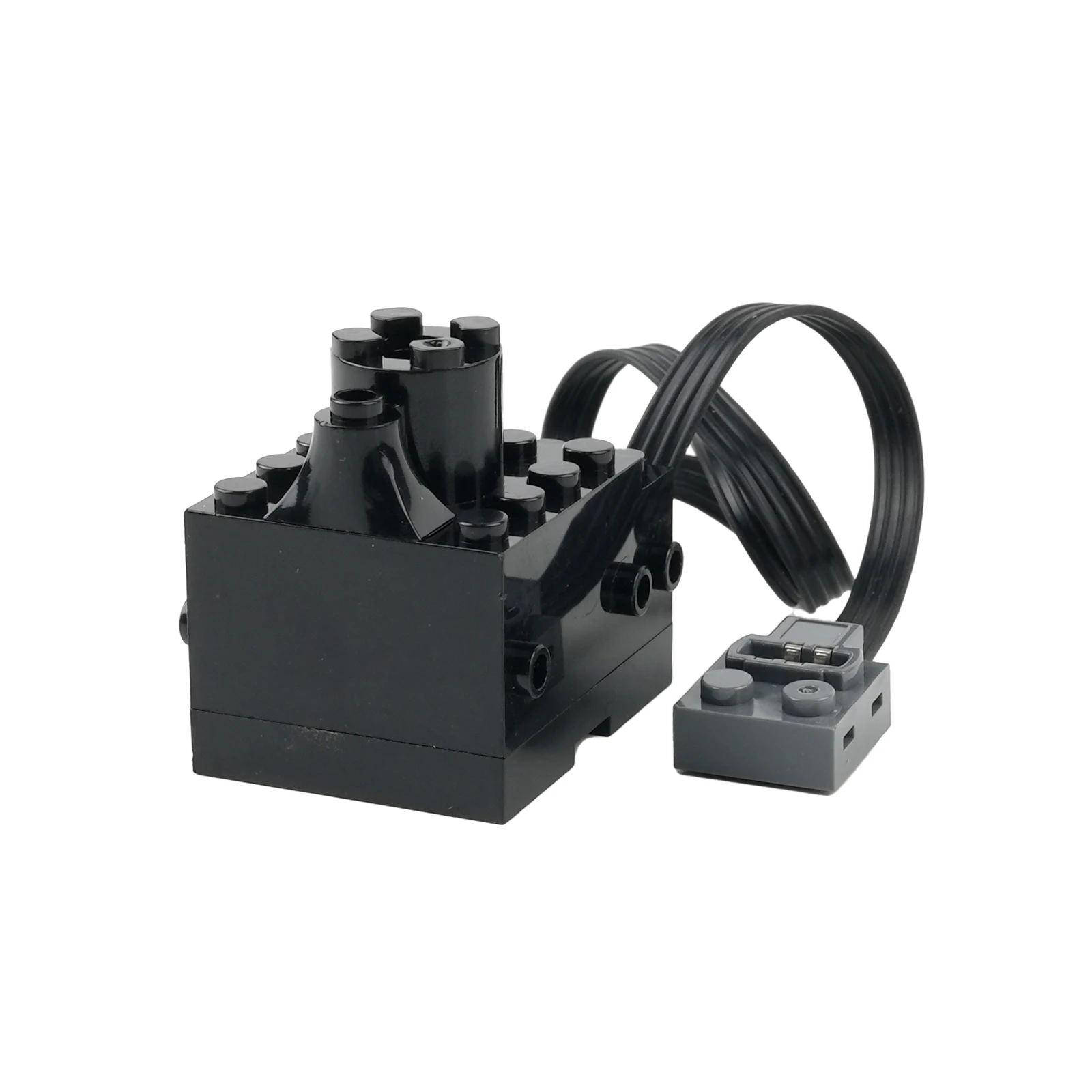 لتقوم بها بنفسك اللبنات المحرك التقني البخاخ العادم الكهربائي تعديل المحرك متوافق مع Legoed لقطع غيار السيارات قطار عالية التقنية #4