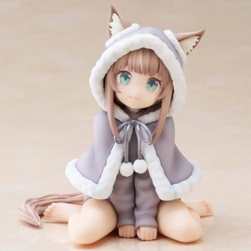 Uchi No Neko Ga Onnanoko De Figures Kawaii Kinako Okigae Girls Manga Anime Figure Pvc Collection Model Doll Ornament Toy Gift