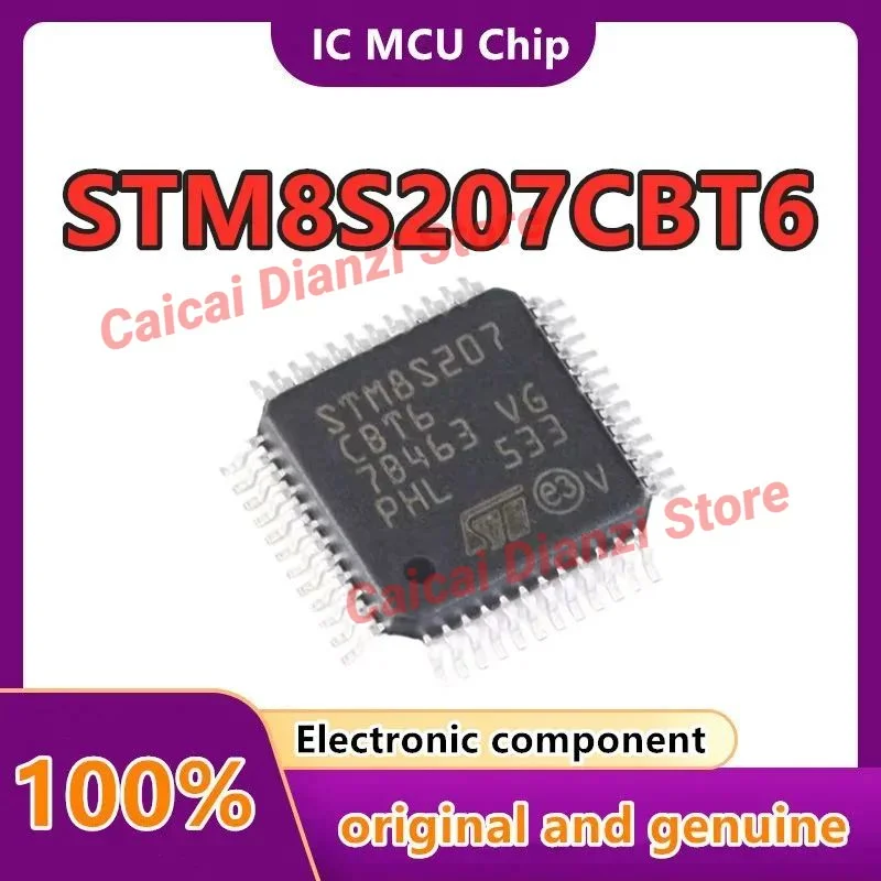 

10PCS/LOT STM8S207CBT6 Package LQFP48 IC chip