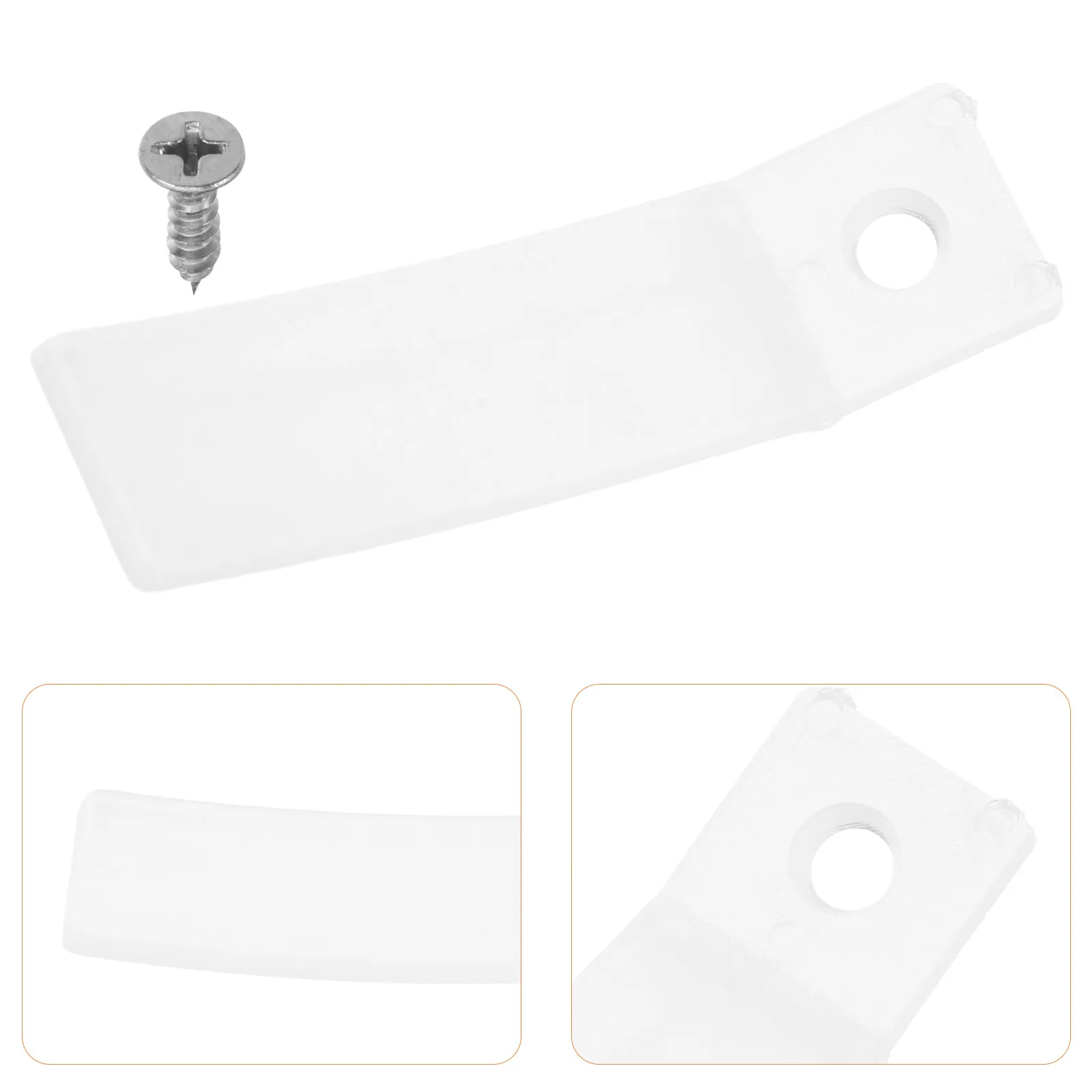 40Sets Clear Plastic Drawer Stoppers Anti Slip Dresser Cabinet Drawer Stops for Keeping Items Secure Neat and Accessible