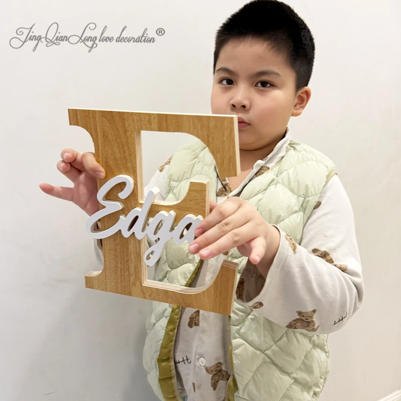 Custom 3D printed personalized name with initial Large, bedroom, Name for event, party, birthday, baptism