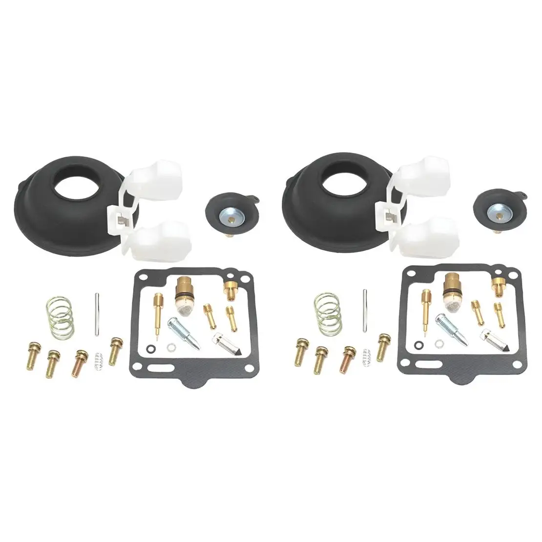 

2Pcs Carburetor Float Diaphragm Repair Kits Fit For Yamaha XV1100 XV750 Virago 1100 750 1988 1989 1990 1991 1992 1993 1994-1997