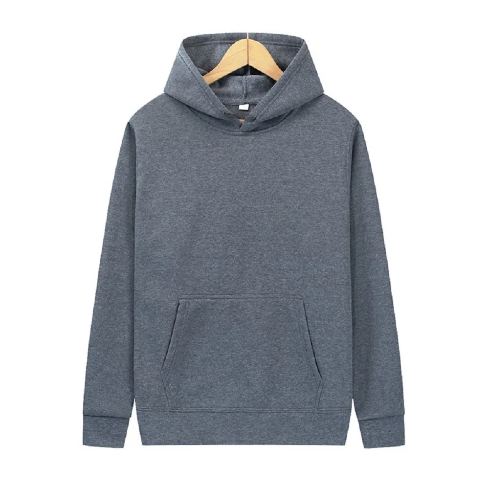 Men's Hoodie Wool Sweatshirt Men's Pullover Hoodie Thickened Solid Color Hoodie Hoodie Class Sweater Sports Couple Hoodie