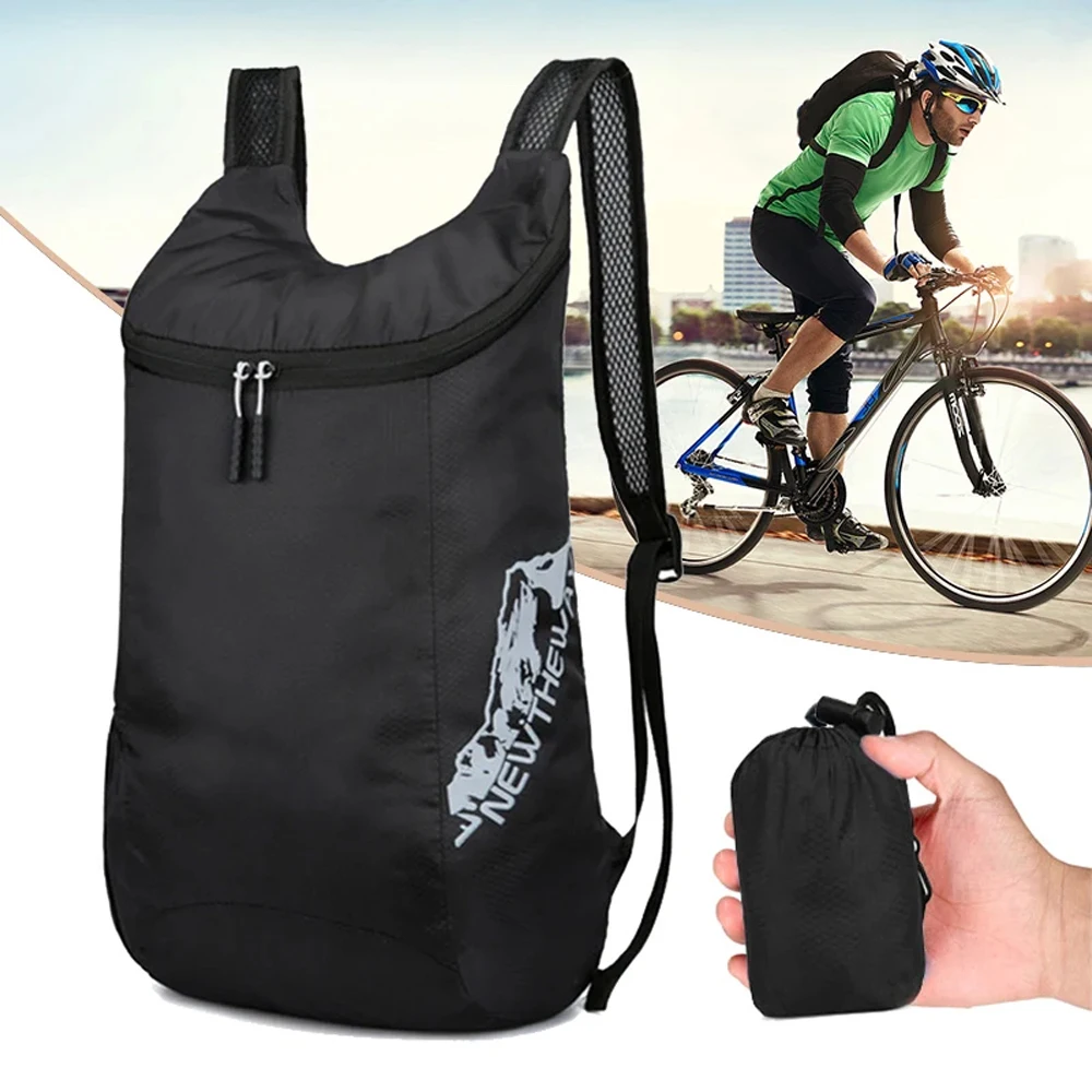 1PCS Ultra-Light Packable Hiking Backpack Water-Resistant Durable Adjustable Straps Unisex for Camping Travel Outdoor Daypack