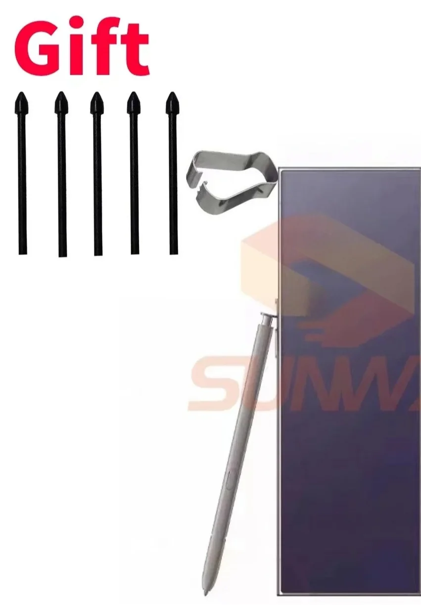 NONE Stylus für Samsung Galaxy S24 Ultra SM-928B/W/U Touchscreen Stylus S Pen Bleistift mit Bluetooth-Funktion Unterstützung Air Command 5