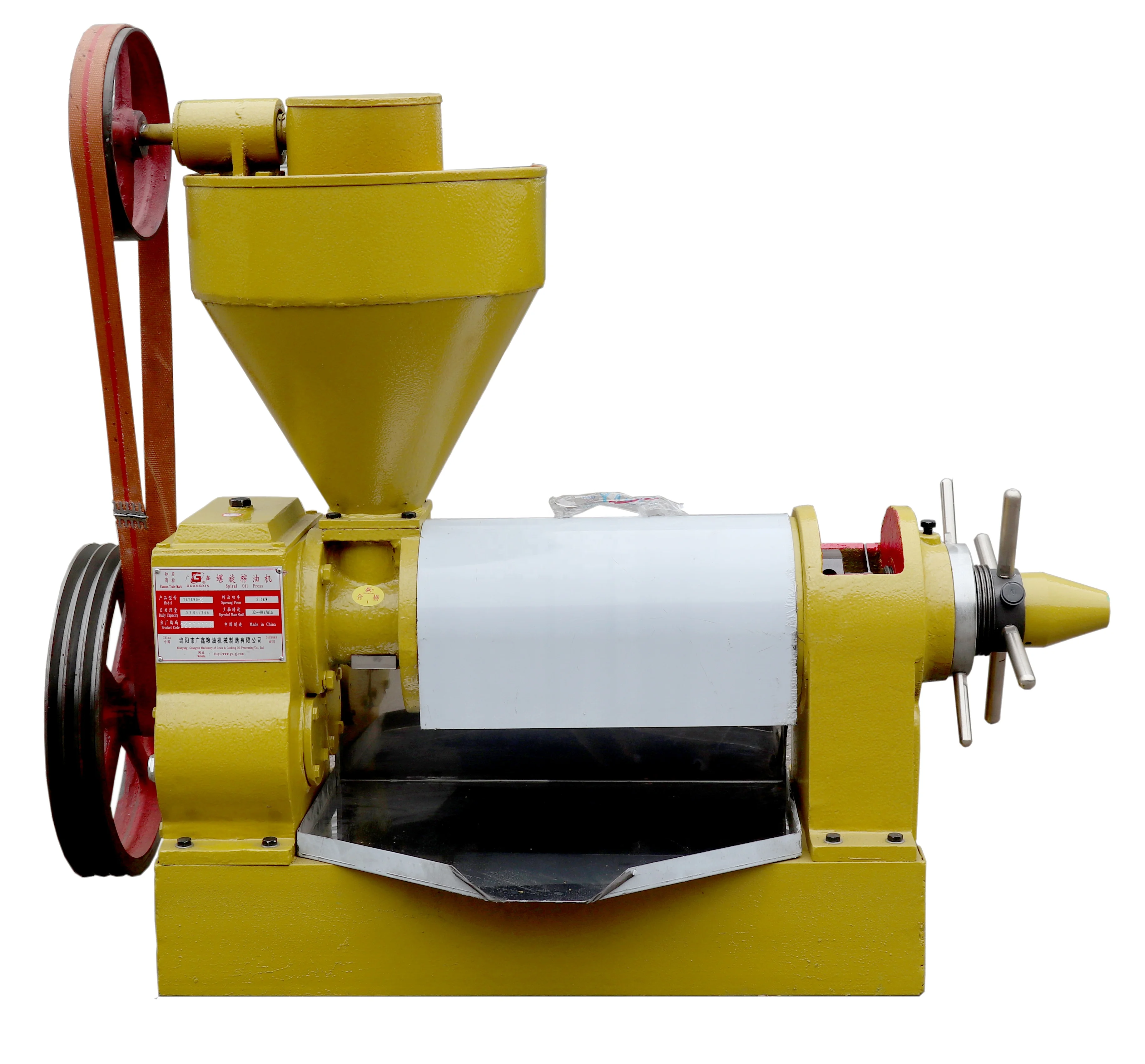 

3 TPD Oil Press Soyabean Sunflower Coconut Oil Pressers Copra Palm Kernel Flaxseed Oil Extraction Machine Equipment YZYX90