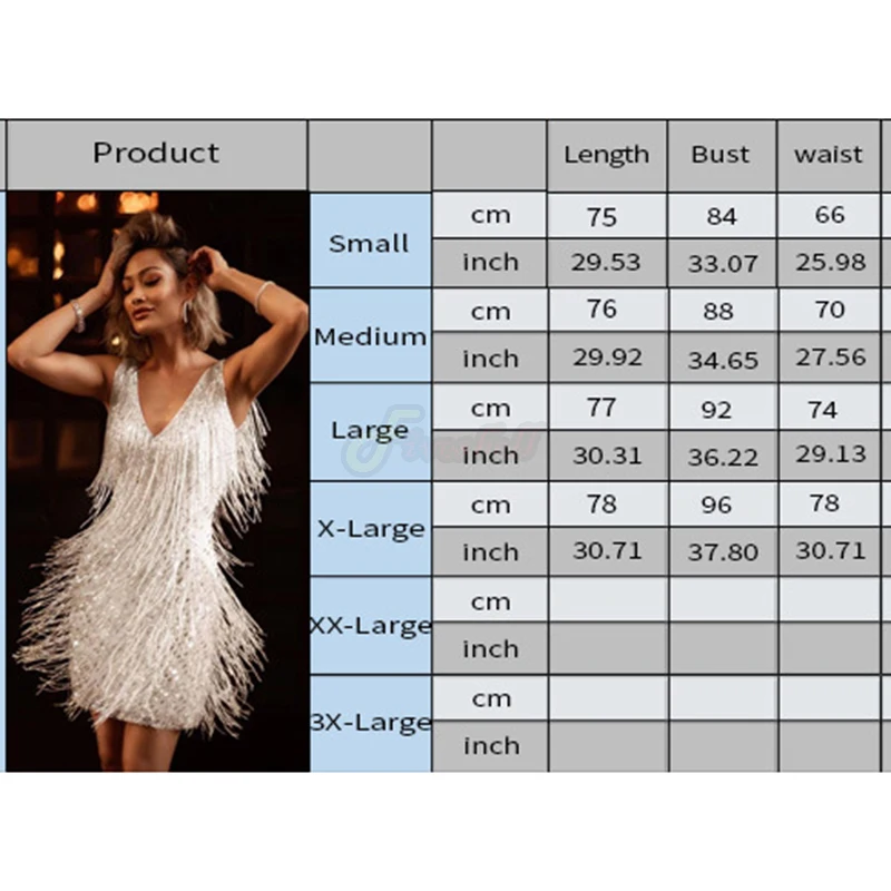Women Sexy Tassel Dress V Neck Sleeveless Backless NightClub Dresses Prom Samba Fringe Dance Flapper Pencil Mini Cosplay Dress