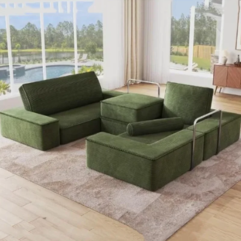 أريكة مضغوطة حديثة من الشمال فاخرة متعددة الوظائف لغرف النوم المستقيمة أريكة مضغوطة تصميم مريح ملحقات Divano