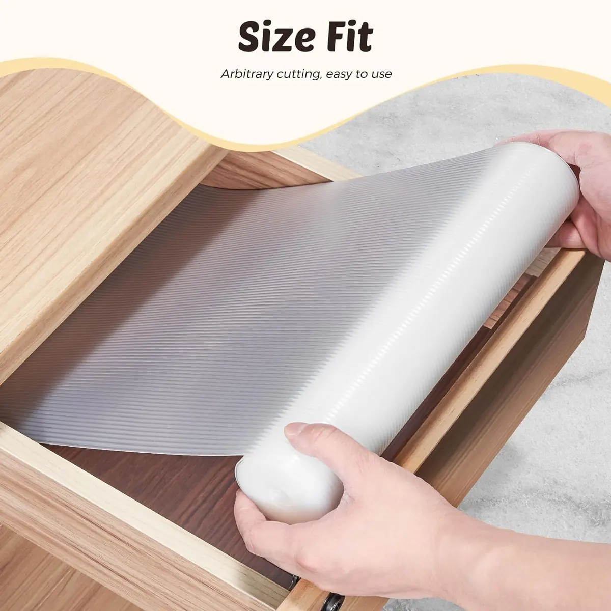 Dust‑proof Moisture‑proof Drawer Liner Non‑adhesive Oil‑proof Anti‑slip Fridge Cabinet Mat Cuttable Easy Clean Multipurpose Pad
