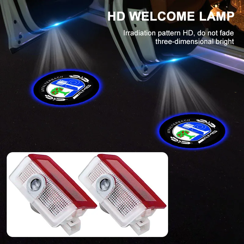 HD LED Car Door Welcome Light Laser Projector For Mercedes Benz AMG V177 W124 W168 W169 W212 W213 W218 W220 W245 W447 W638 W639