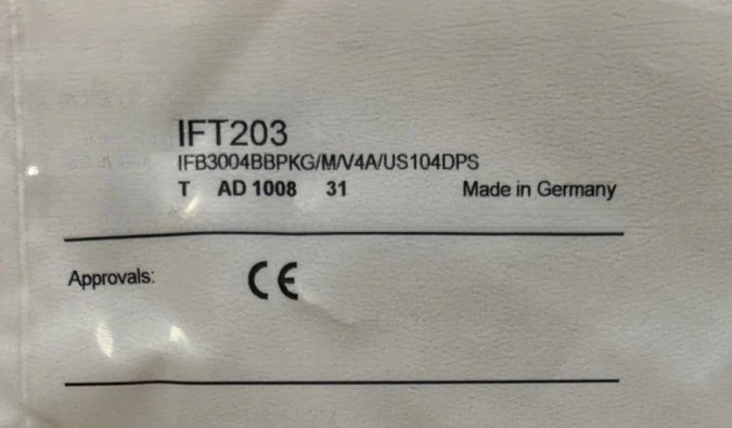 Brand New IFT203 Inductive 4 Mm Range M12 Flush PNP-NO 10-36 Fast Transport