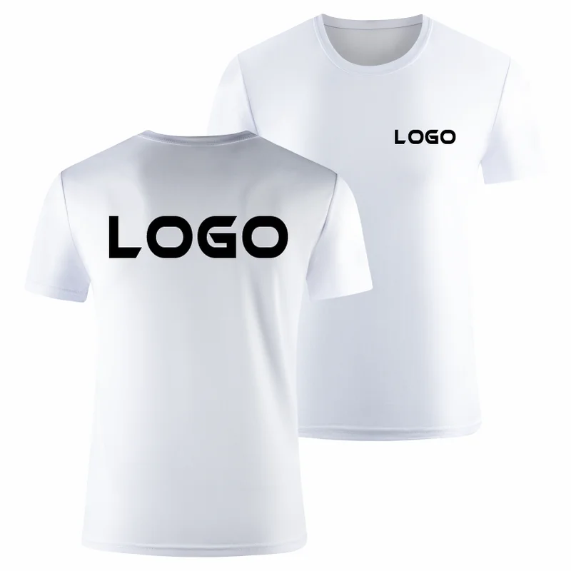 

Custom Print LOGO T Shirt For Men Fashion Customizable Pattern Women's Tees Leisure O-neck Short Sleeve Tops Oversized T-Shirts