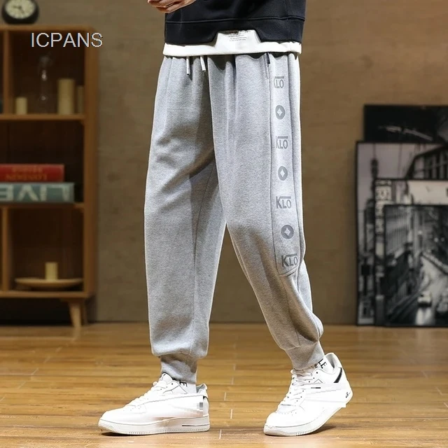 

Harem Baggy Mens Sweatpants Pants For Men Joggers Sportswear letter Black Gray Clothing Track Trousers Plus Size 6XL 7XL 8XL