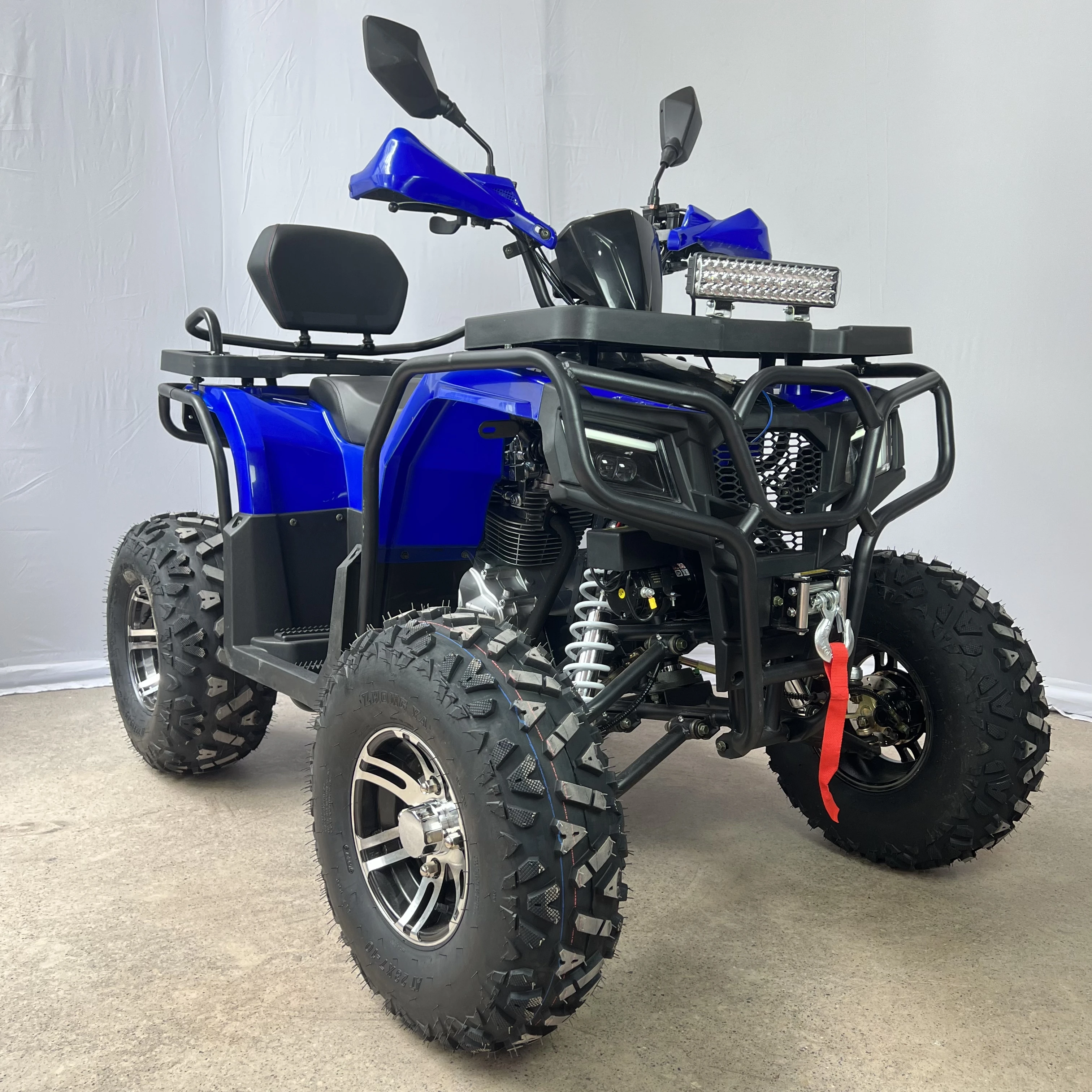 All Terrain 4WD Chain Drive 4-Stroke 200cc Automatic Beach Buggy Quad ATV for Mountain & Cross Country Riding Kids & Adults