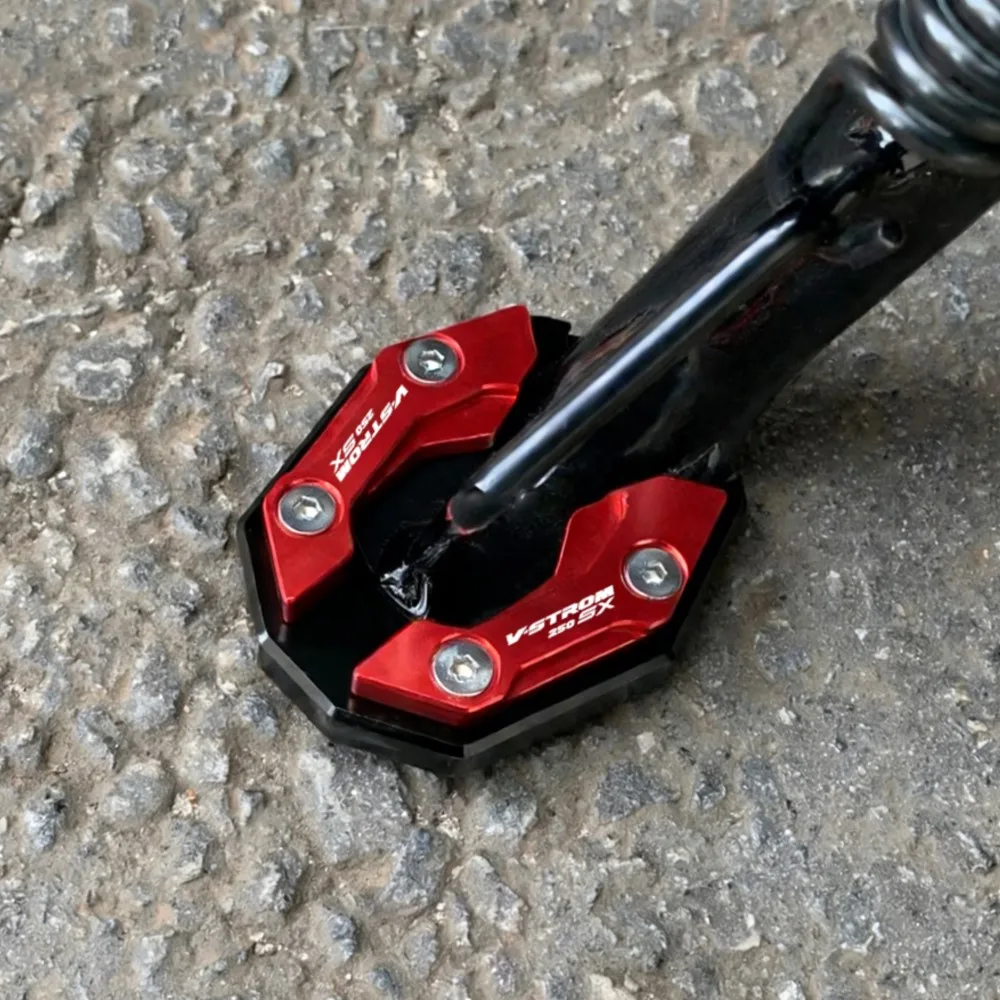 

V-STROM SX 250 SX250 Motorcycle Side Stand Pad Kickstand Enlarger Extension Plate For Suzuki Vstrom 250 SX 250SX 2022-2025 2026