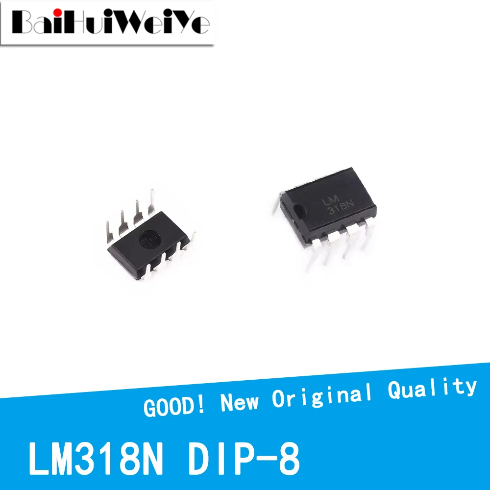 5PCS/LOT LM318N LM318 Operational Amplifier IC DIP DIP-8 New Good Quality Chipset