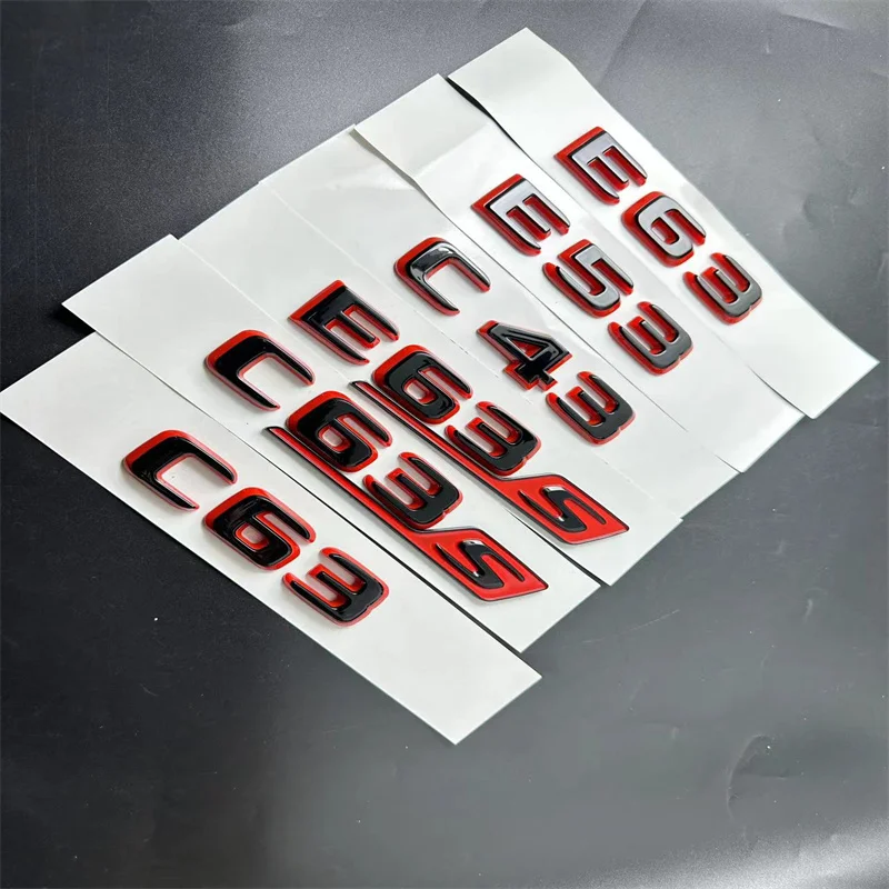 Black Red Number Le…