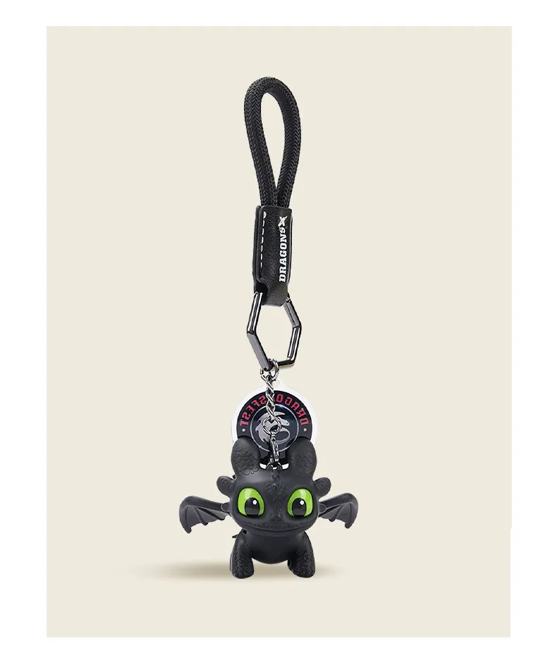 

Genuine Night Devil Toothless Style Decoration Movable Personality Creative Luminous Cool Cute Cartoon Bag Pendant Decoration