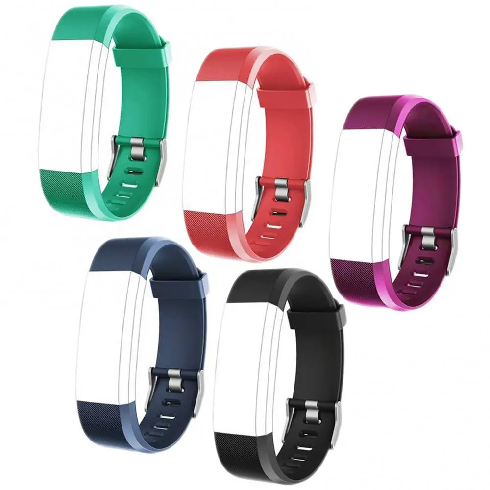 Bracelet Watchband Replacement Colorful Accessory for ID 115 Plus-HR Smart Watch ID115 5 Colors Red Black Blue Purple